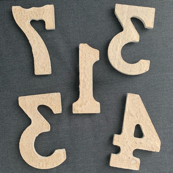 Customized Stone Numerals - Picture 2 of 4